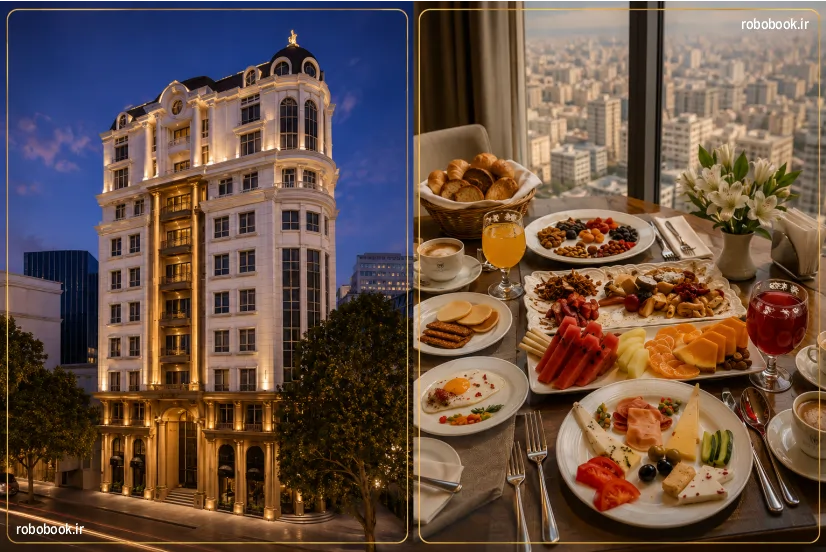 صبحانه هتل ویستریا تهران